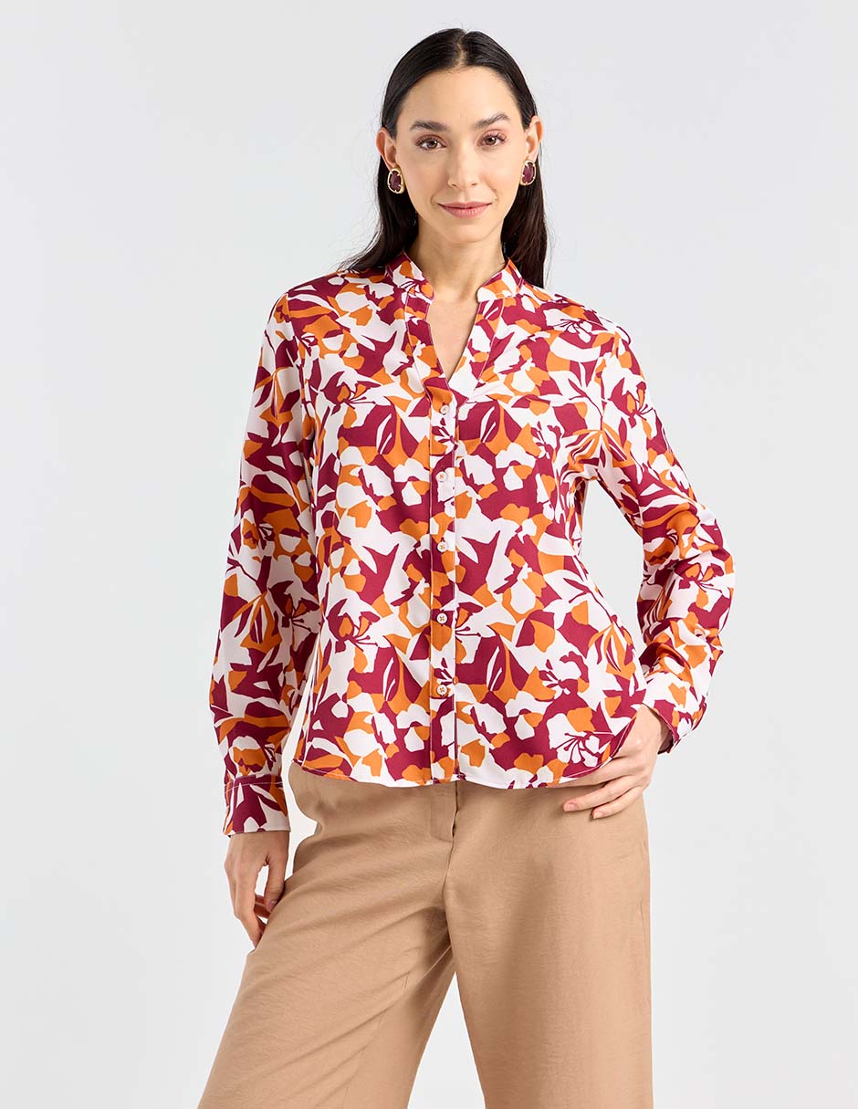 Blusa manga larga para mujer 1