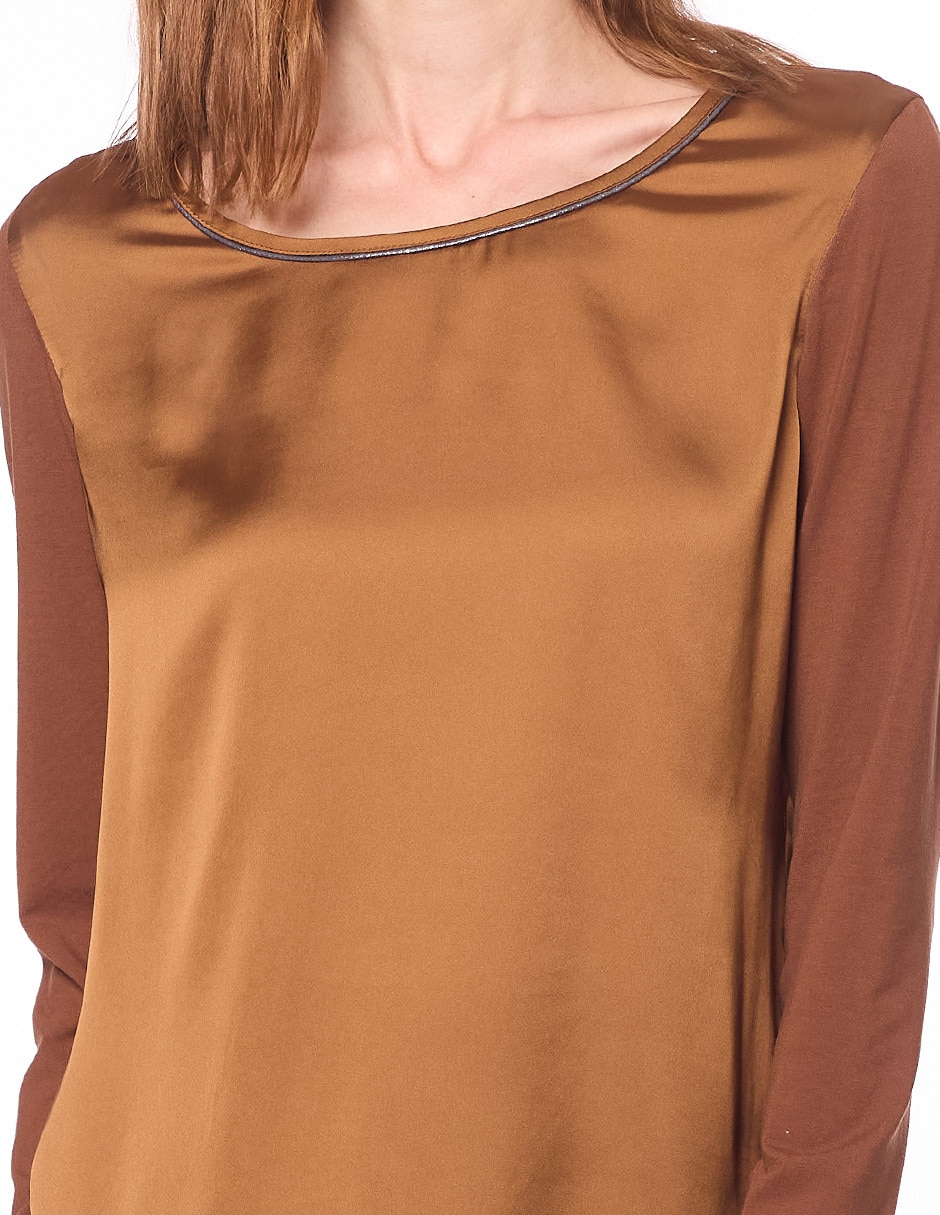 Blusa Damaia Atelier manga larga para mujer