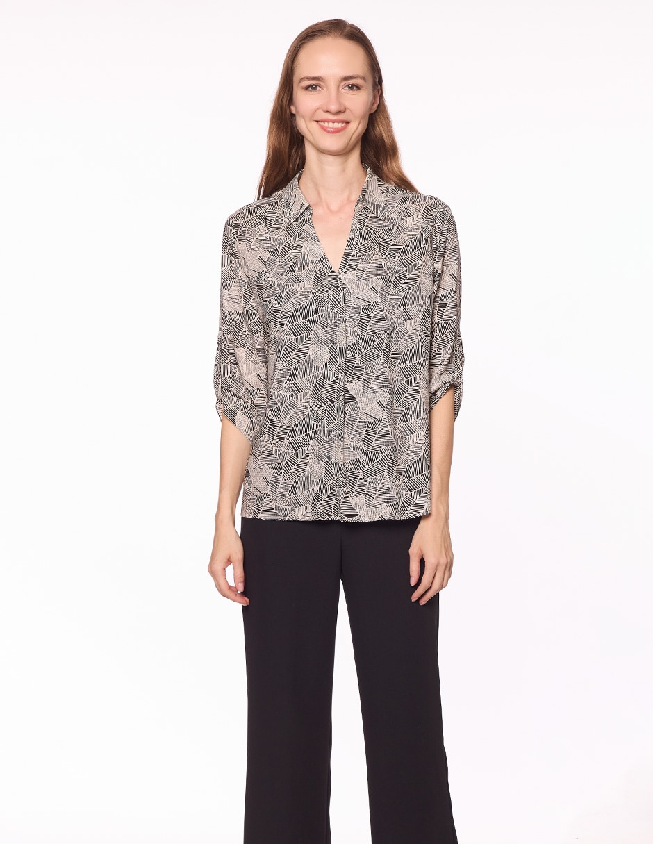 Blusa manga 3/4 para mujer 1