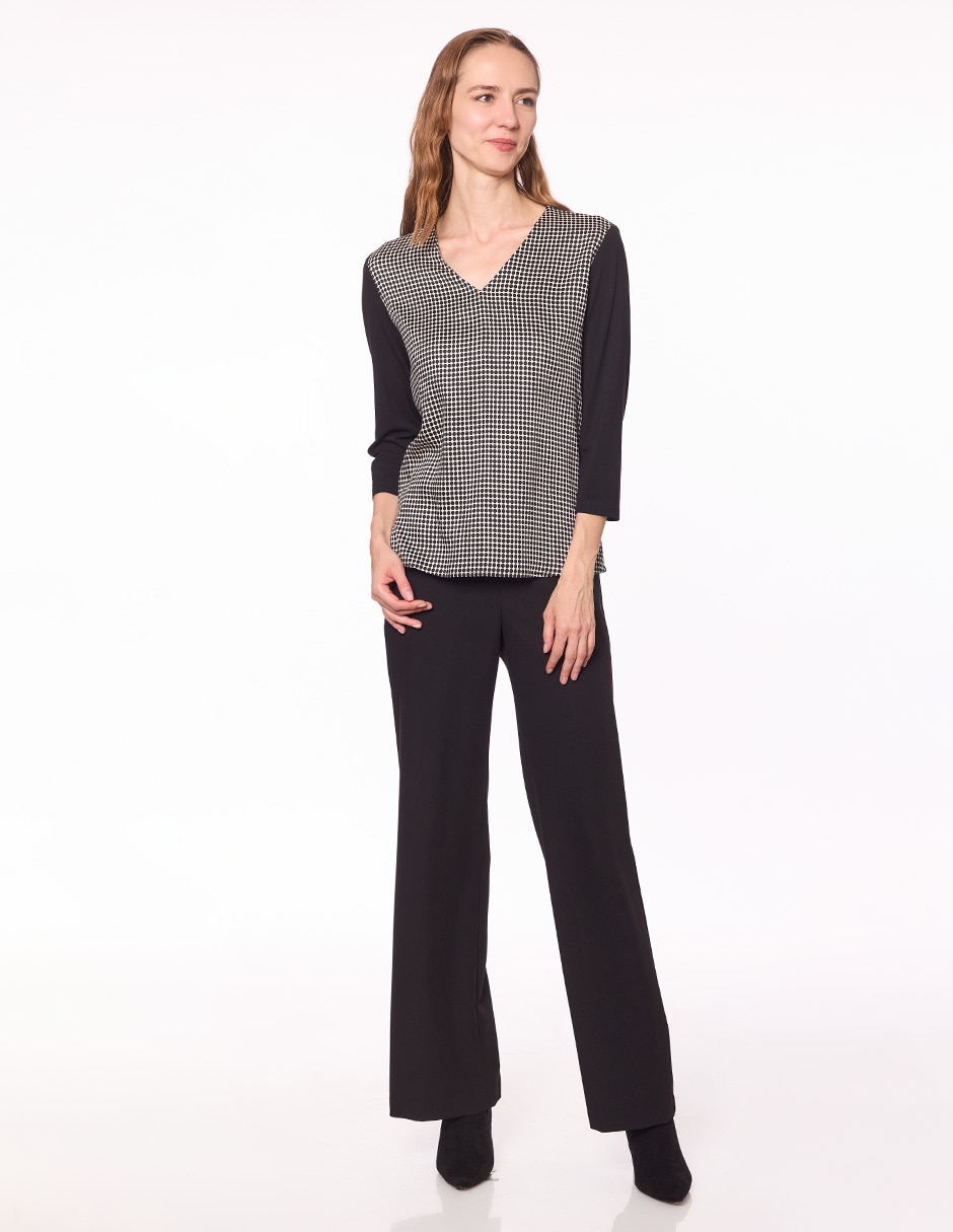 Blusa manga 3/4 para mujer 6