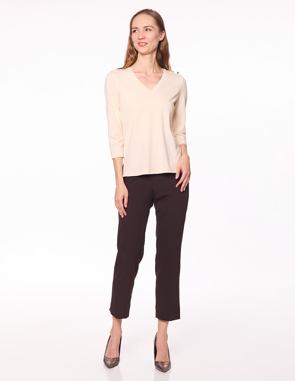 Blusa manga 3/4 para mujer 6