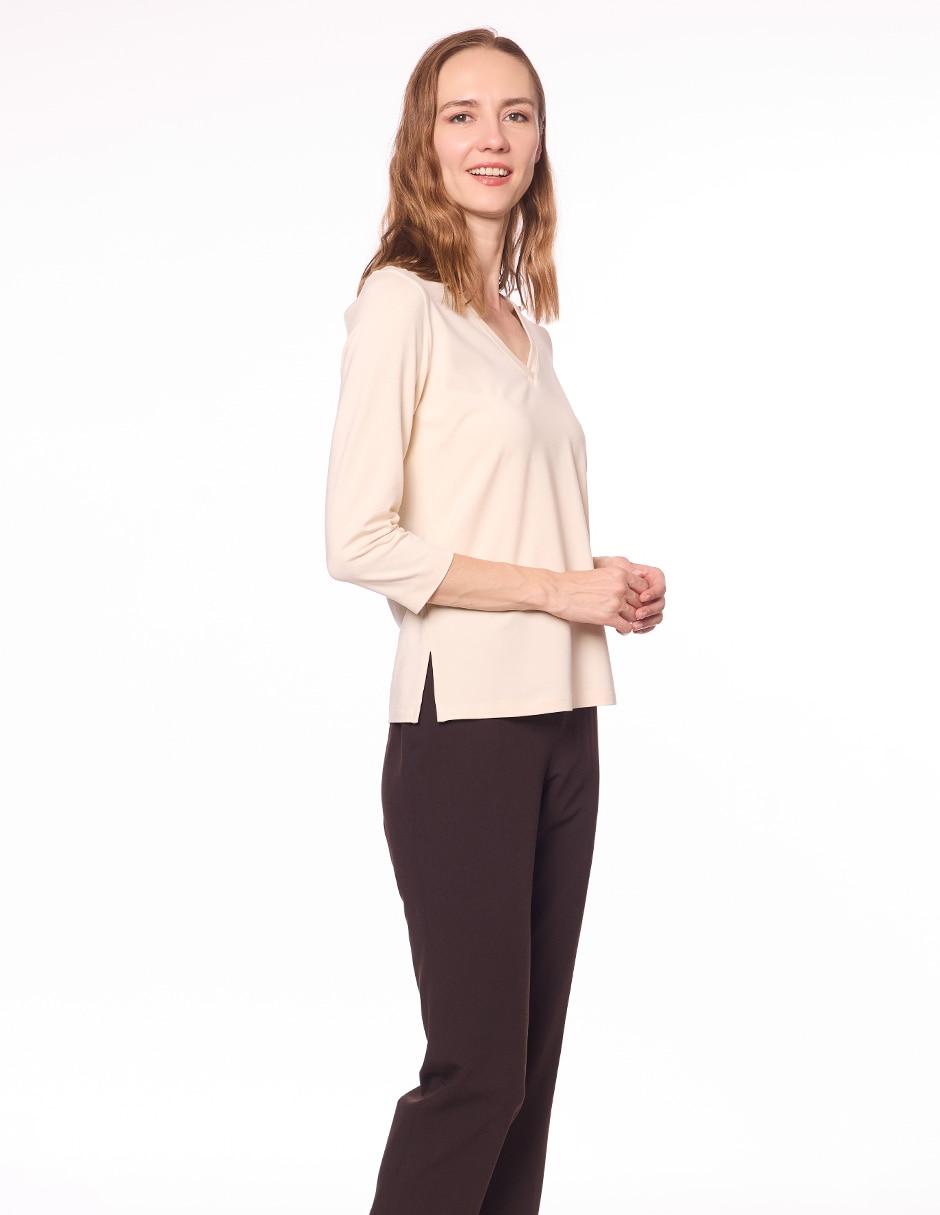 Blusa manga 3/4 para mujer 7