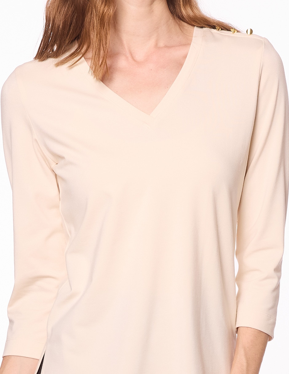 Blusa manga 3/4 para mujer 9