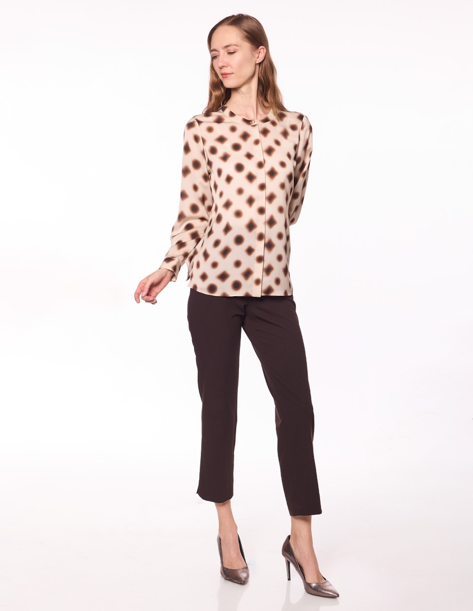Blusa manga larga para mujer 6