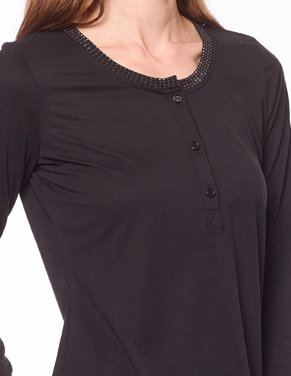 Blusa Damaia Atelier manga larga para mujer
