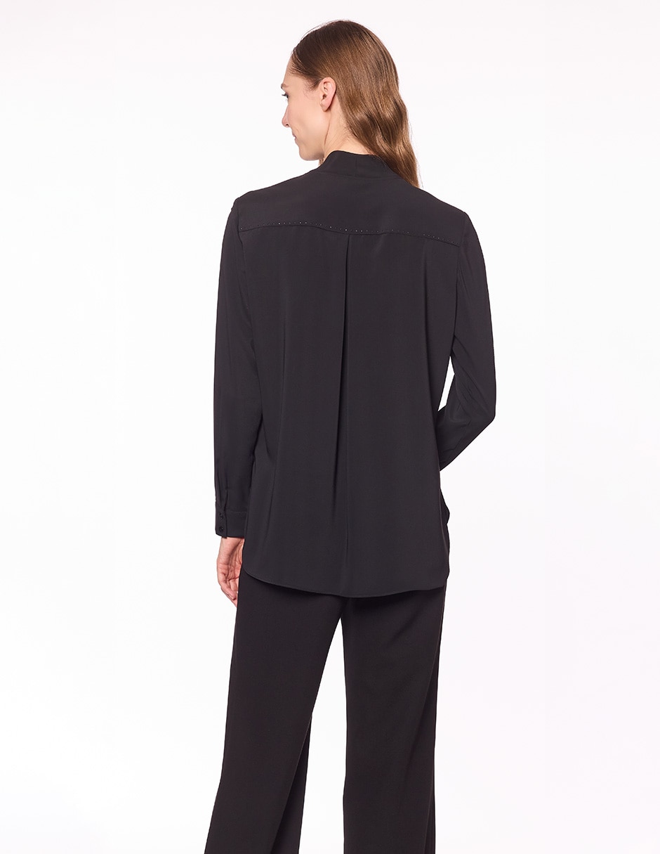 Blusa Damaia Atelier manga larga para mujer