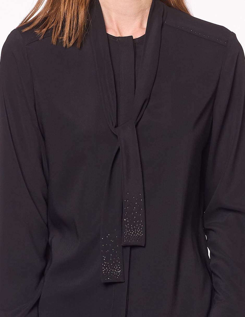Blusa Damaia Atelier manga larga para mujer