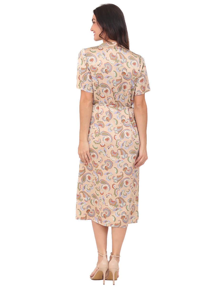 Vestido midi casual familia calabria para mujer 6