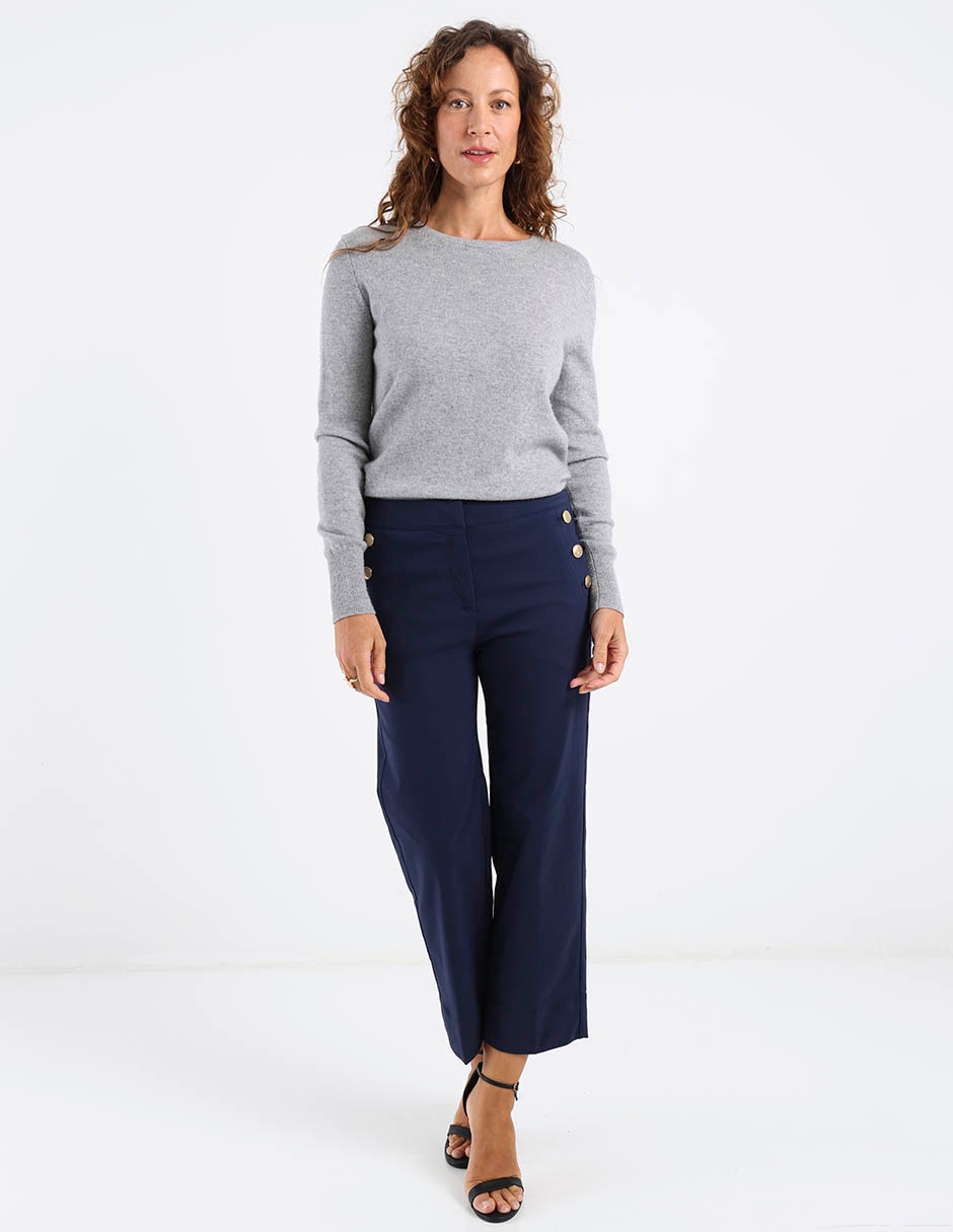 Pantalón capri straight para mujer 8