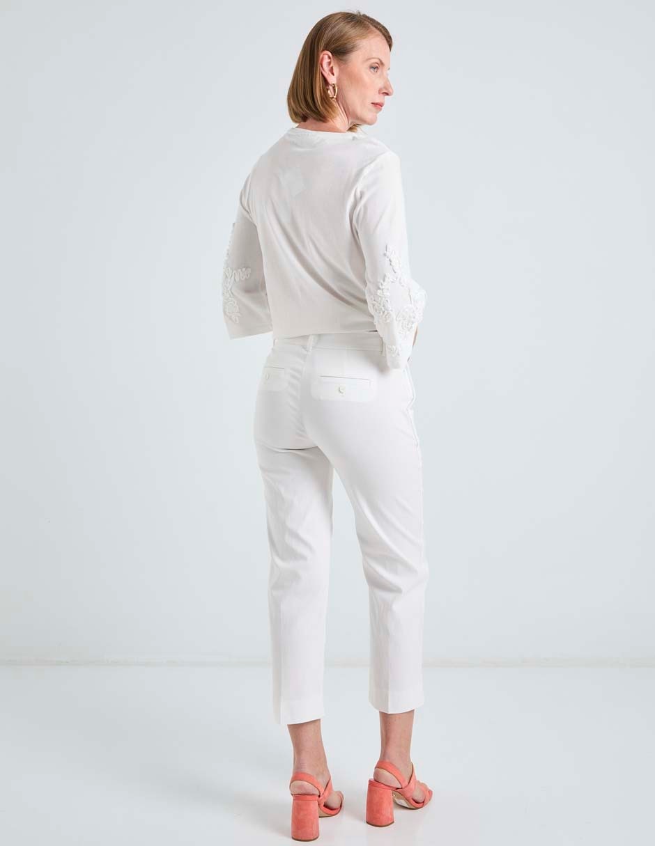 Pantalón capri slim para mujer 6