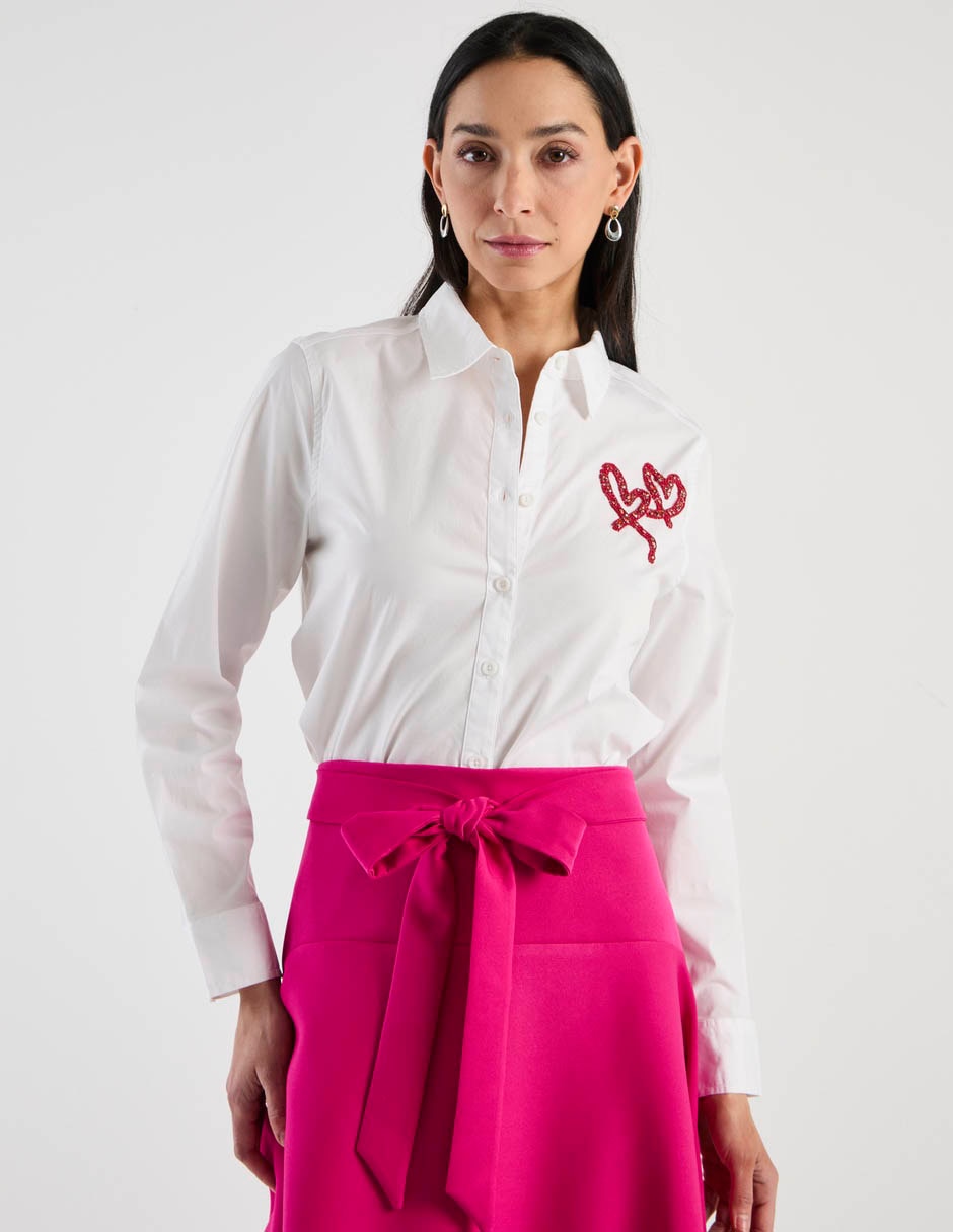Blusa camisera manga larga para mujer 1