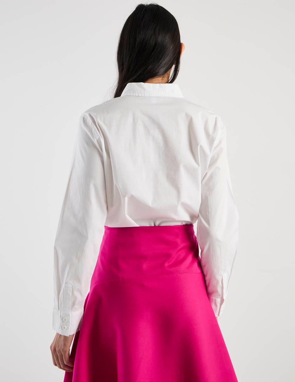 Blusa camisera manga larga para mujer 12