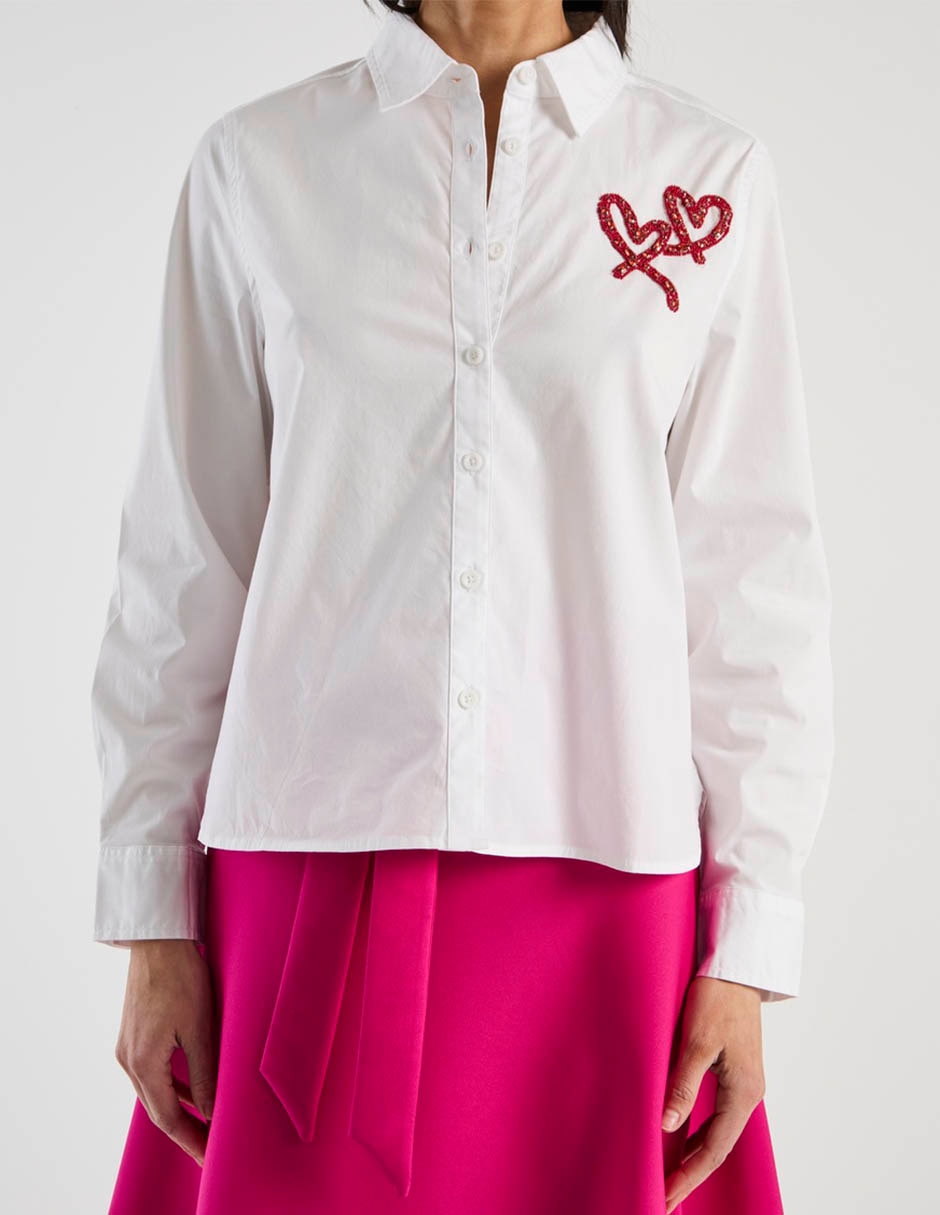 Blusa camisera manga larga para mujer 13