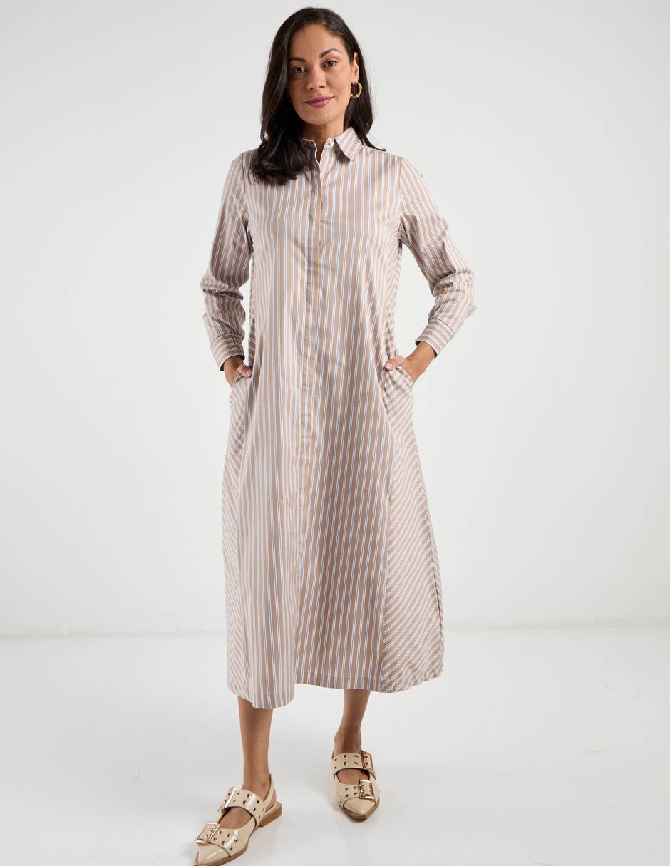 Vestido midi casual para mujer