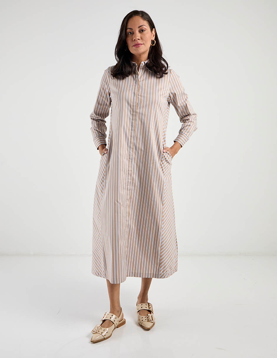 Vestido midi casual para mujer