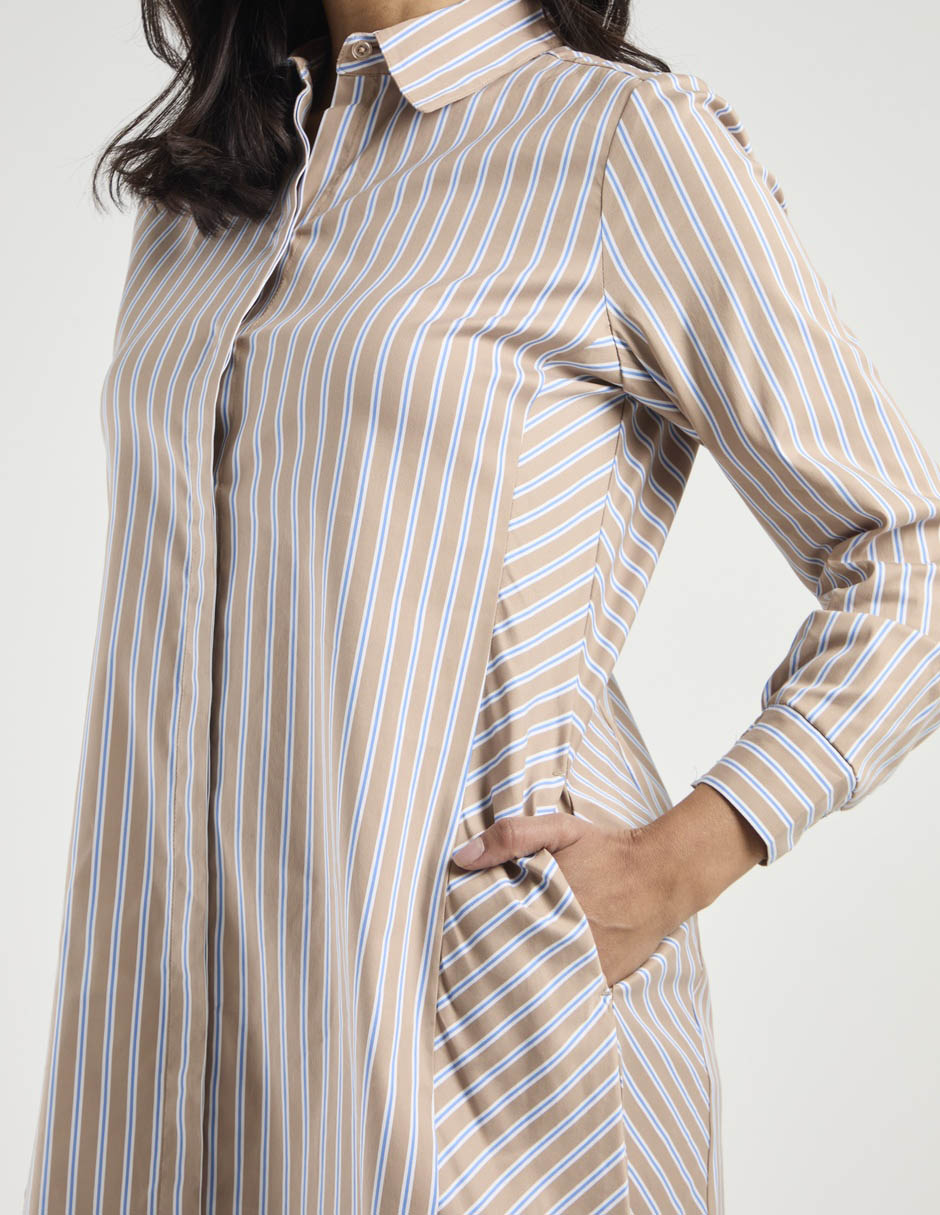 Vestido midi casual para mujer
