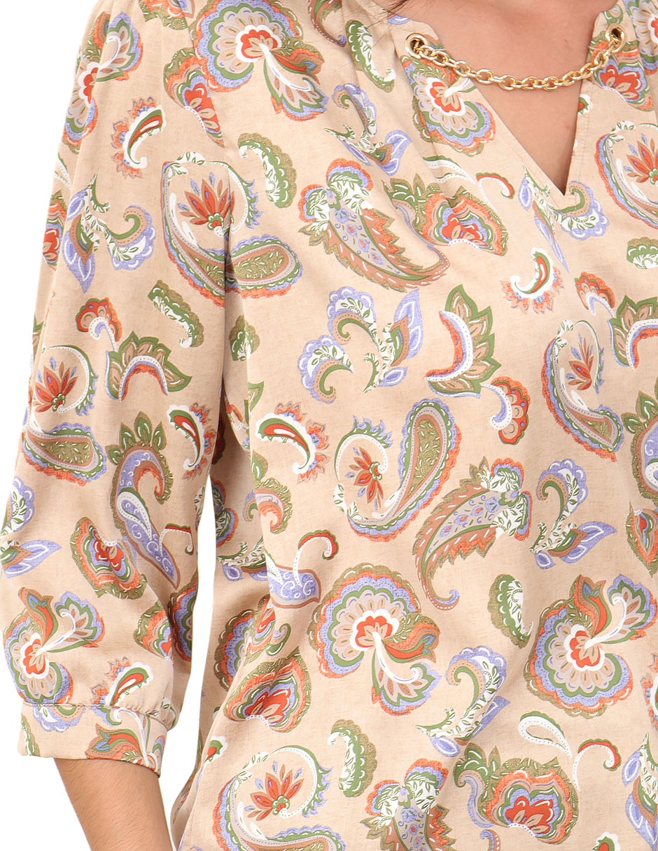 Blusa manga 3/4 para mujer 10