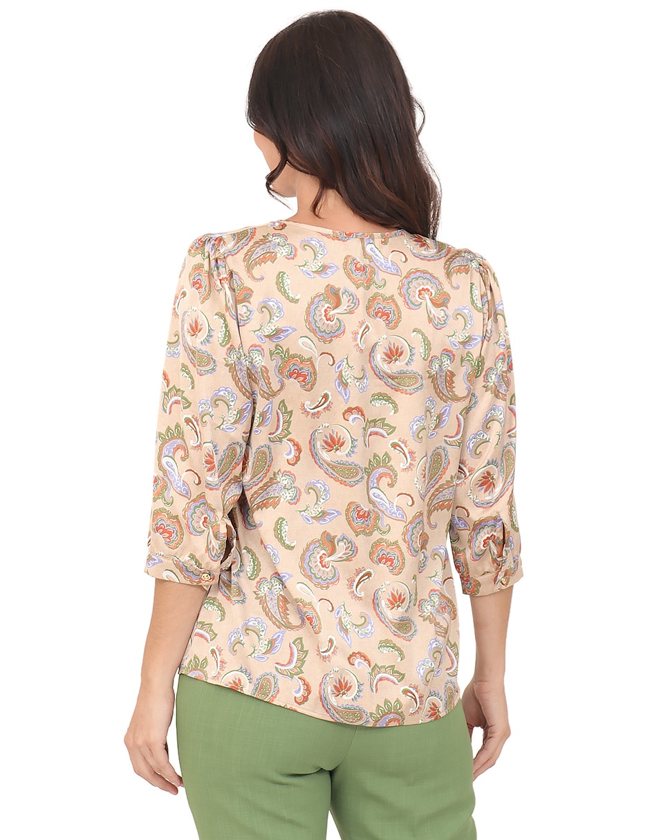 Blusa manga 3/4 para mujer 12
