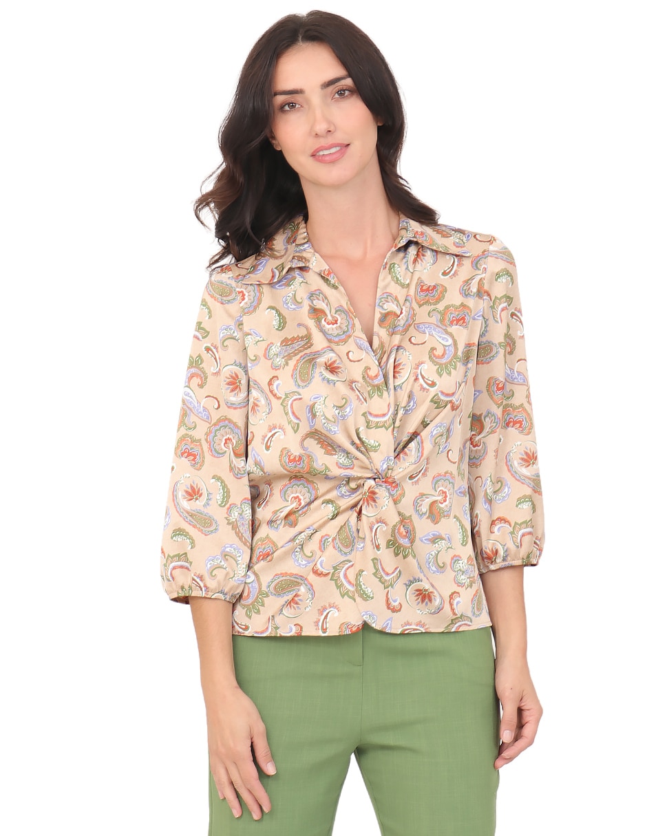 Blusa Duplan manga 3/4 para mujer