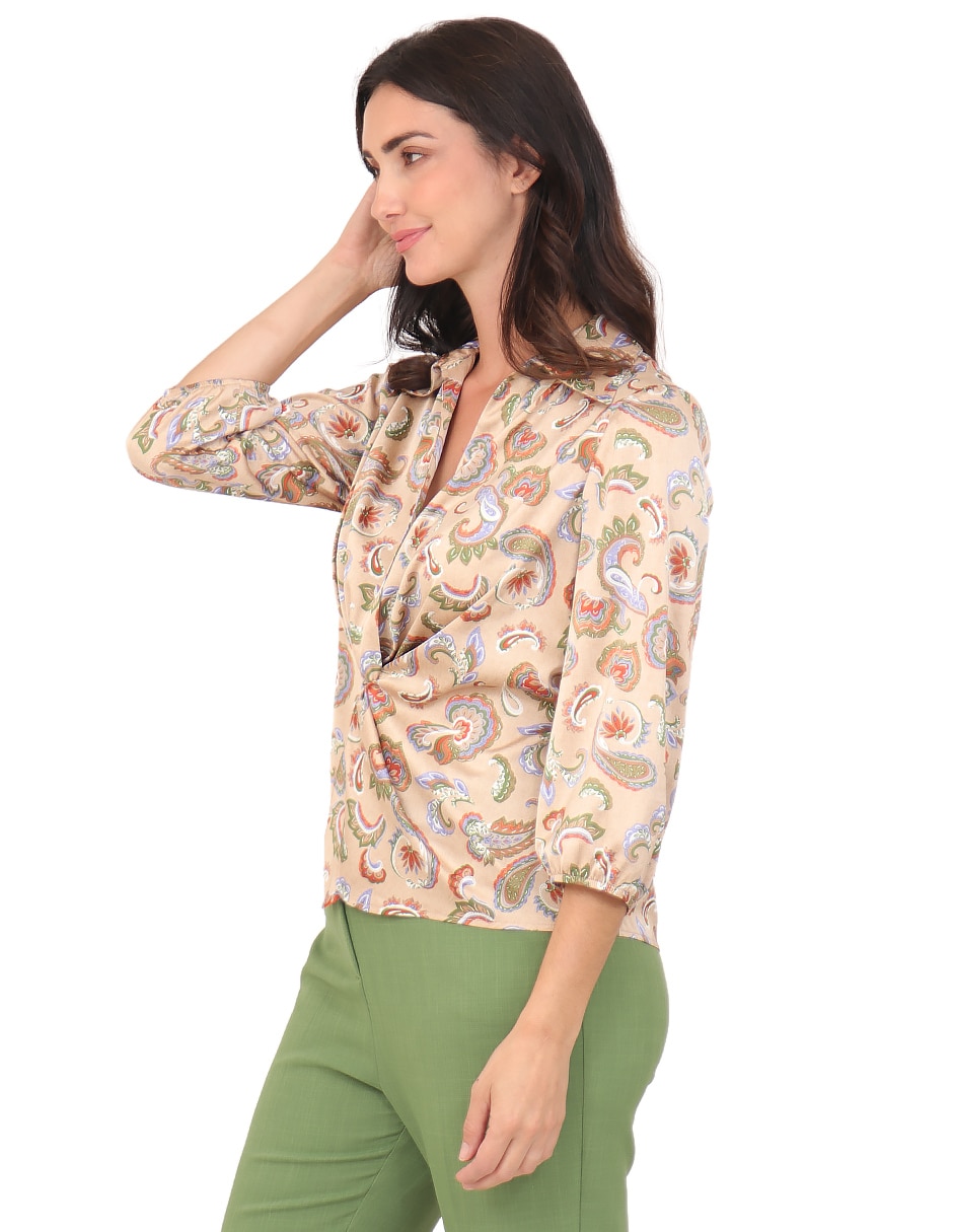 Blusa Duplan manga 3/4 para mujer
