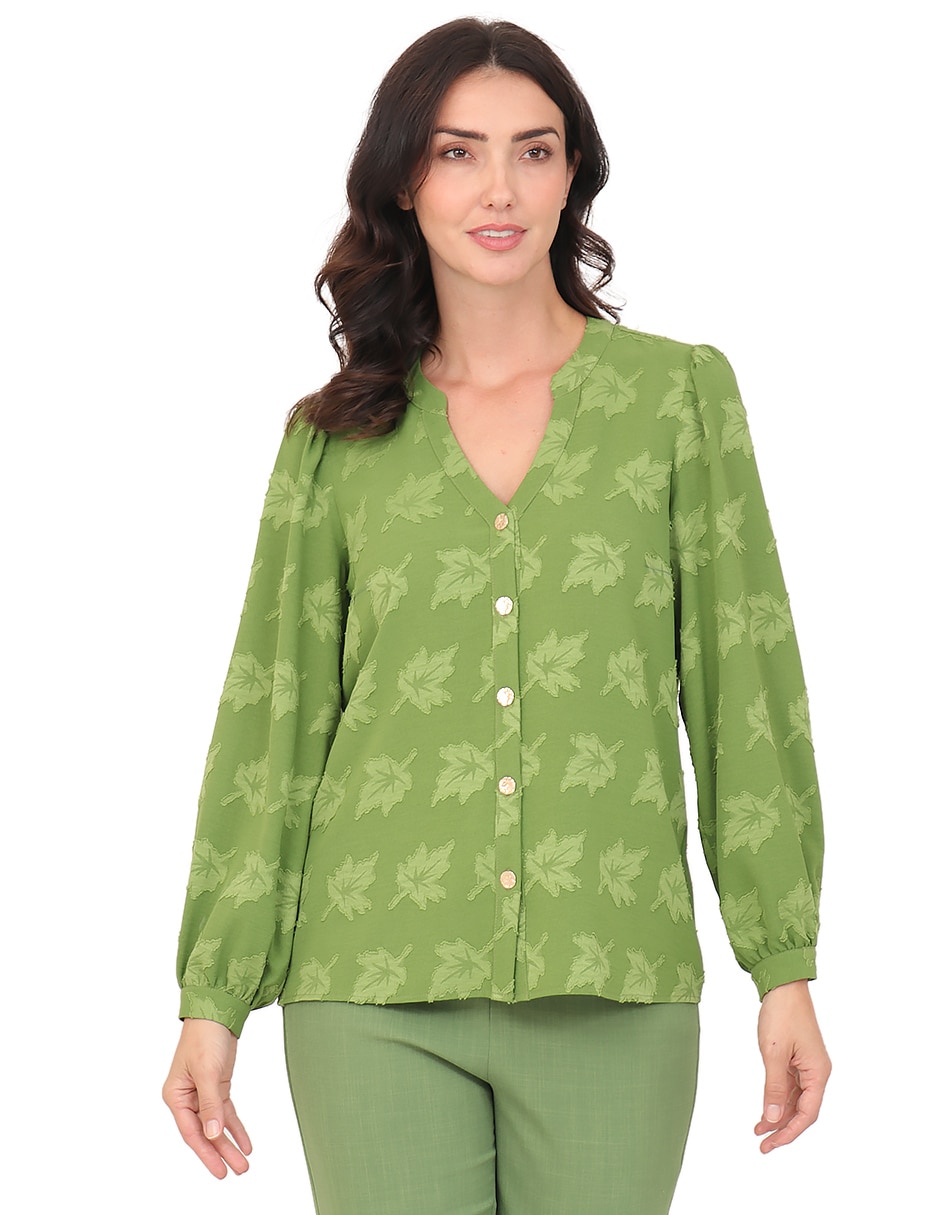 Blusa Duplan manga larga para mujer