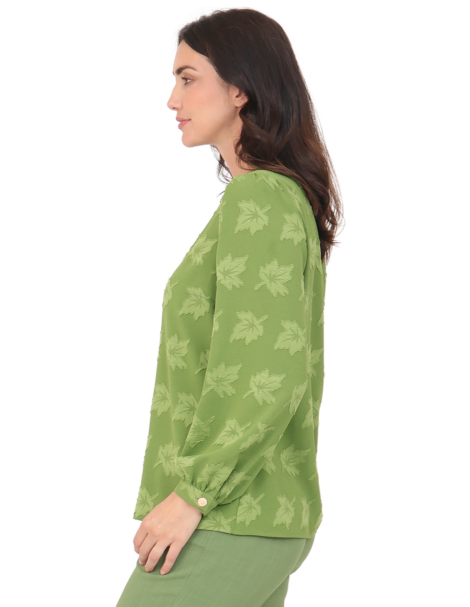 Blusa Duplan manga larga para mujer