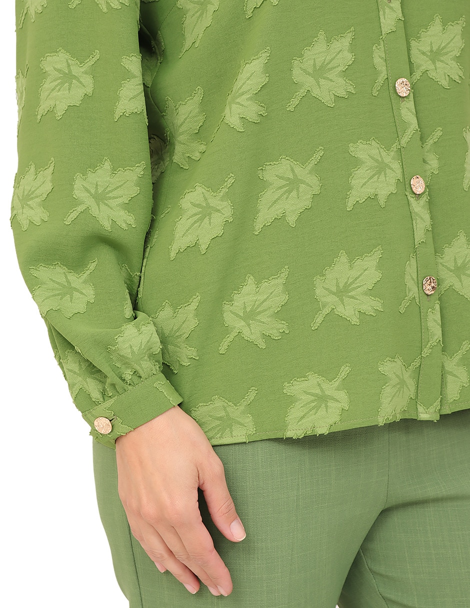 Blusa Duplan manga larga para mujer
