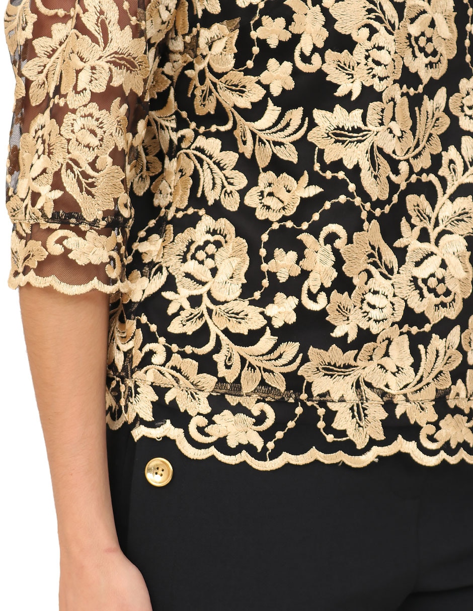 Blusa manga 3/4 para mujer 12