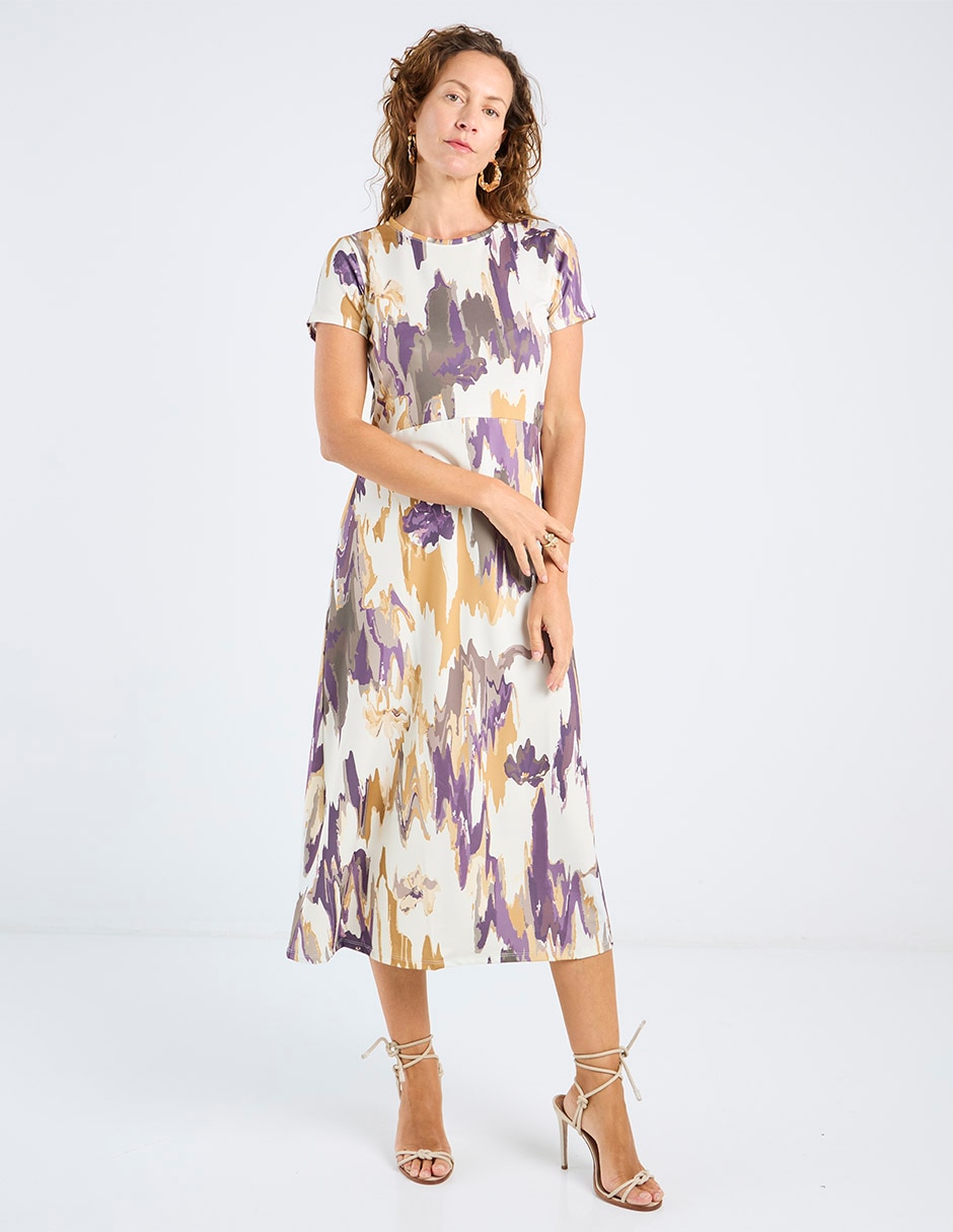 Vestido midi casual Damaia Atelier para mujer