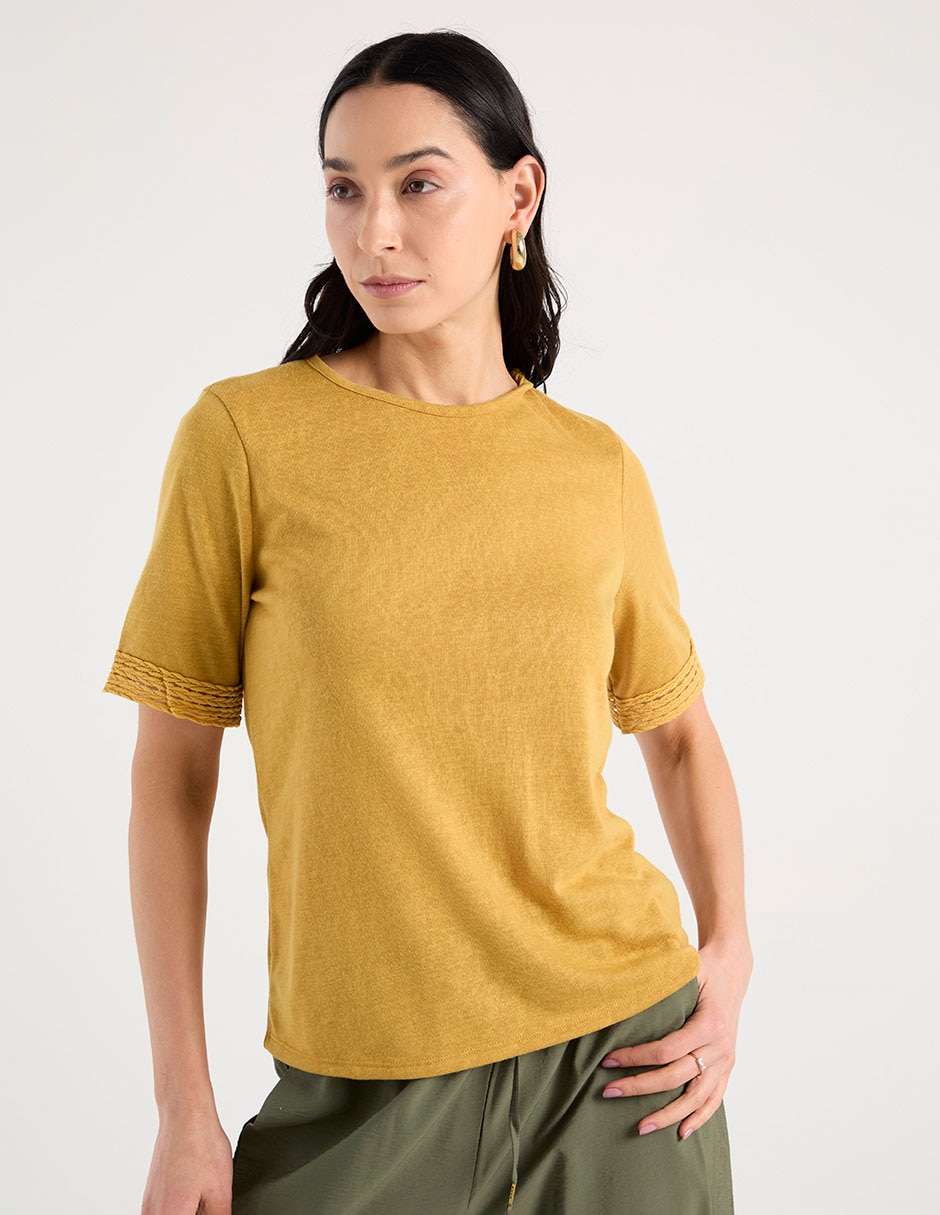 Blusa manga corta para mujer 1