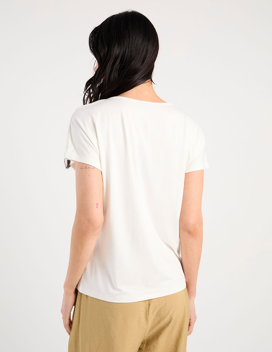 Blusa manga corta para mujer 6