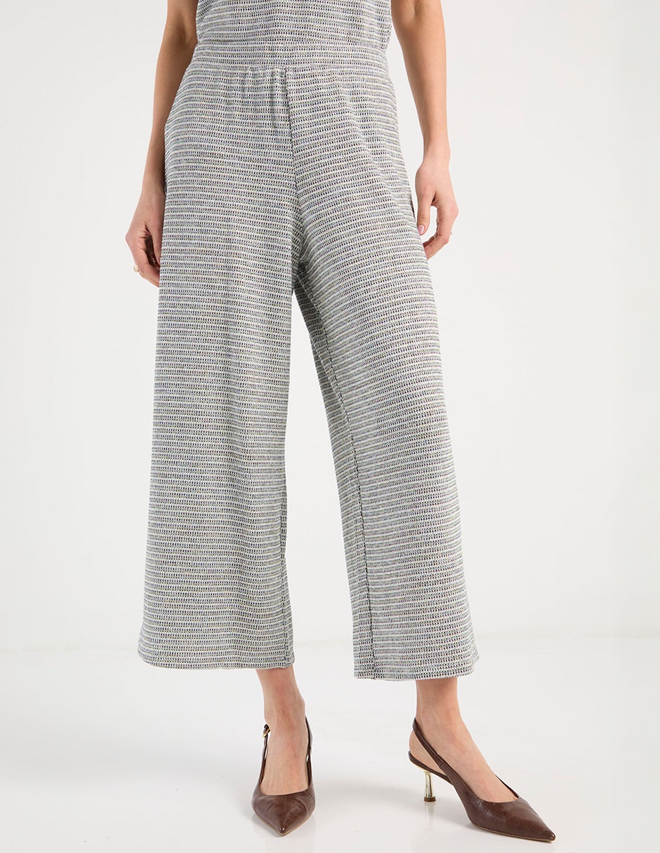 Pantalón coulotte amplio para mujer 1
