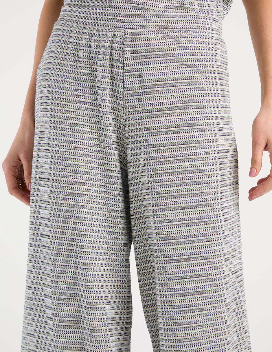 Pantalón coulotte amplio para mujer 9