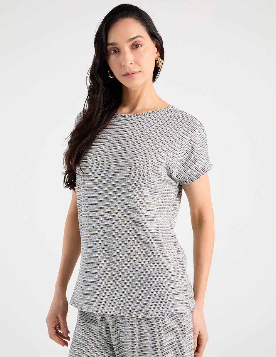 Blusa manga corta para mujer 1