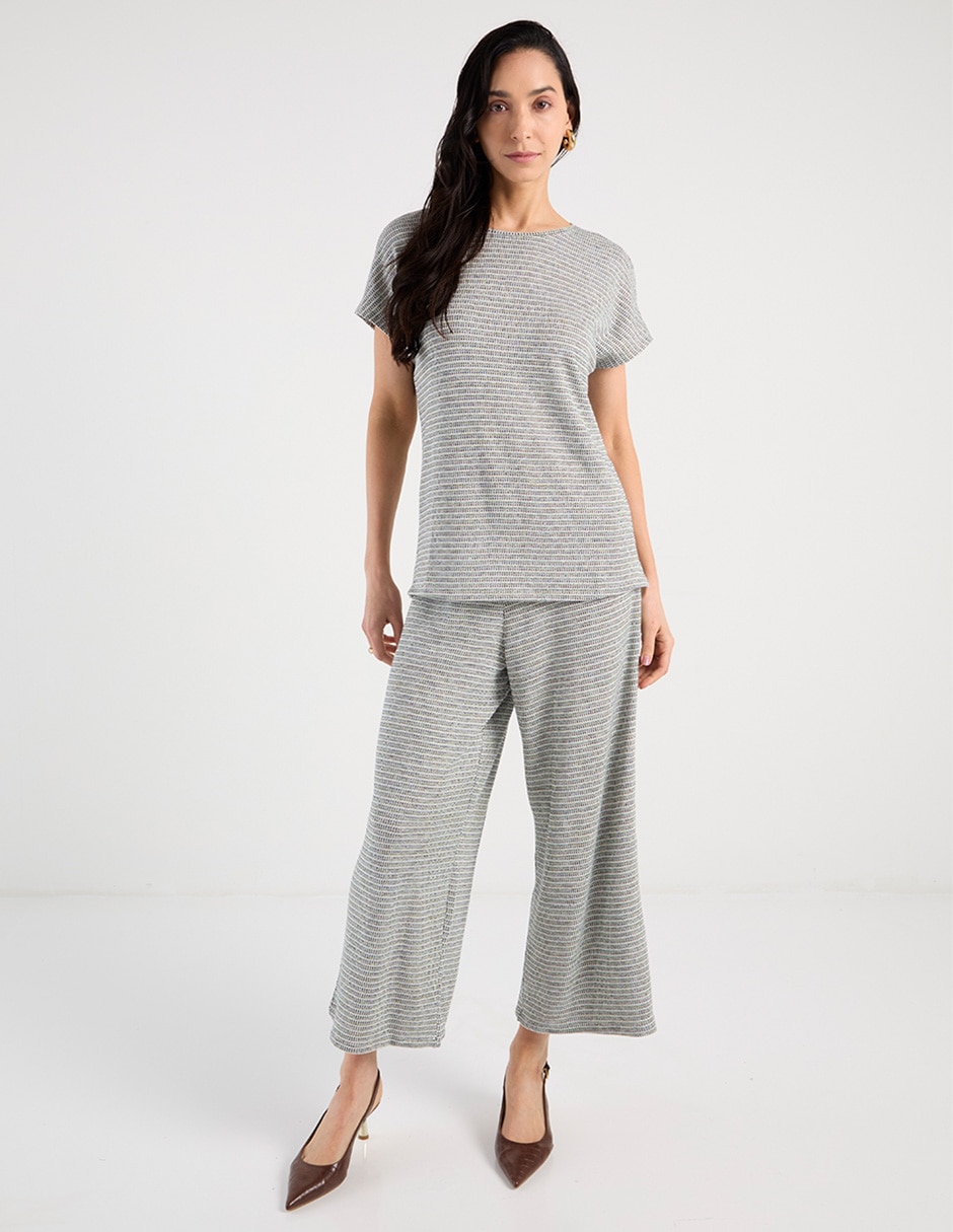 Blusa manga corta para mujer 7