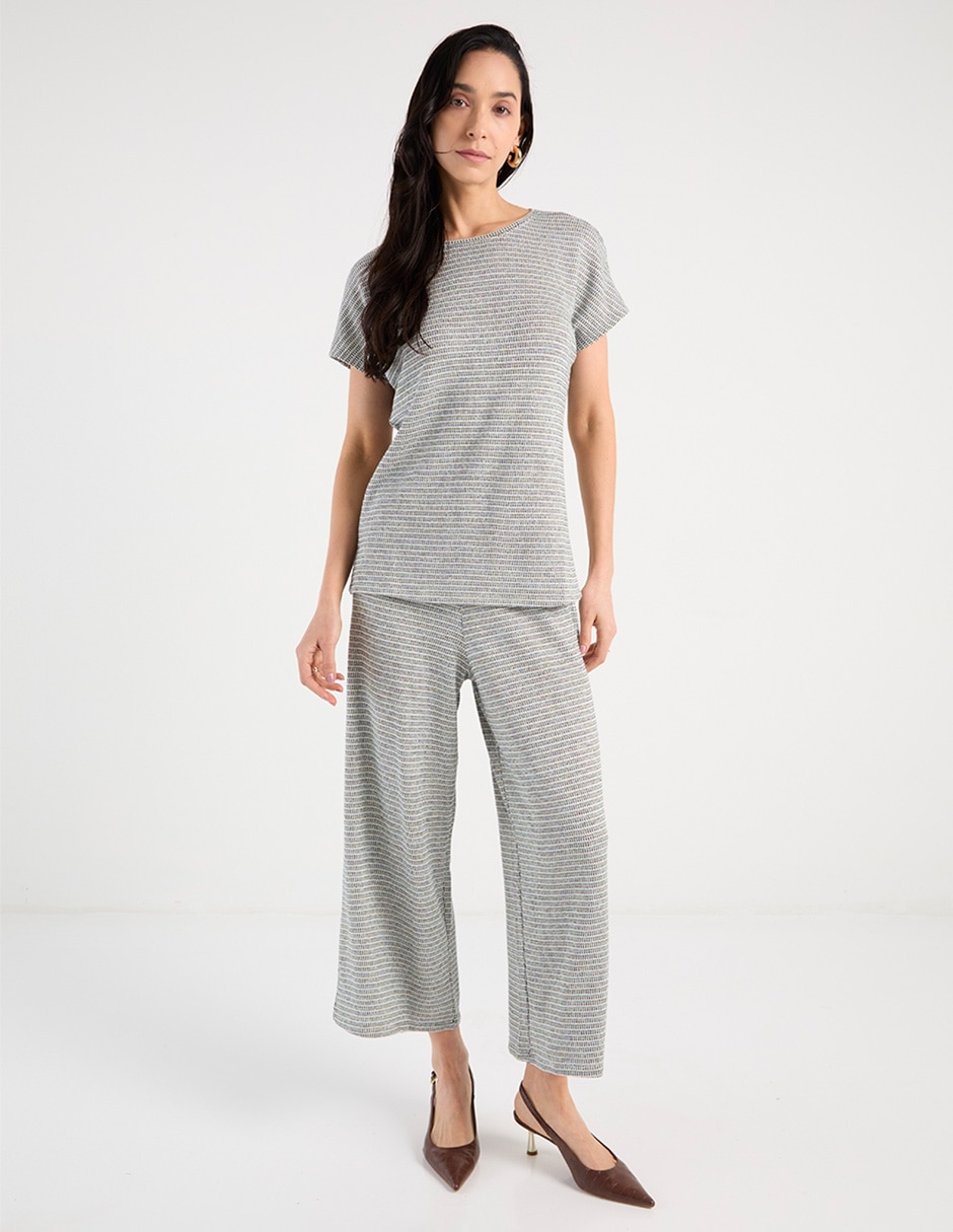 Blusa manga corta para mujer 8