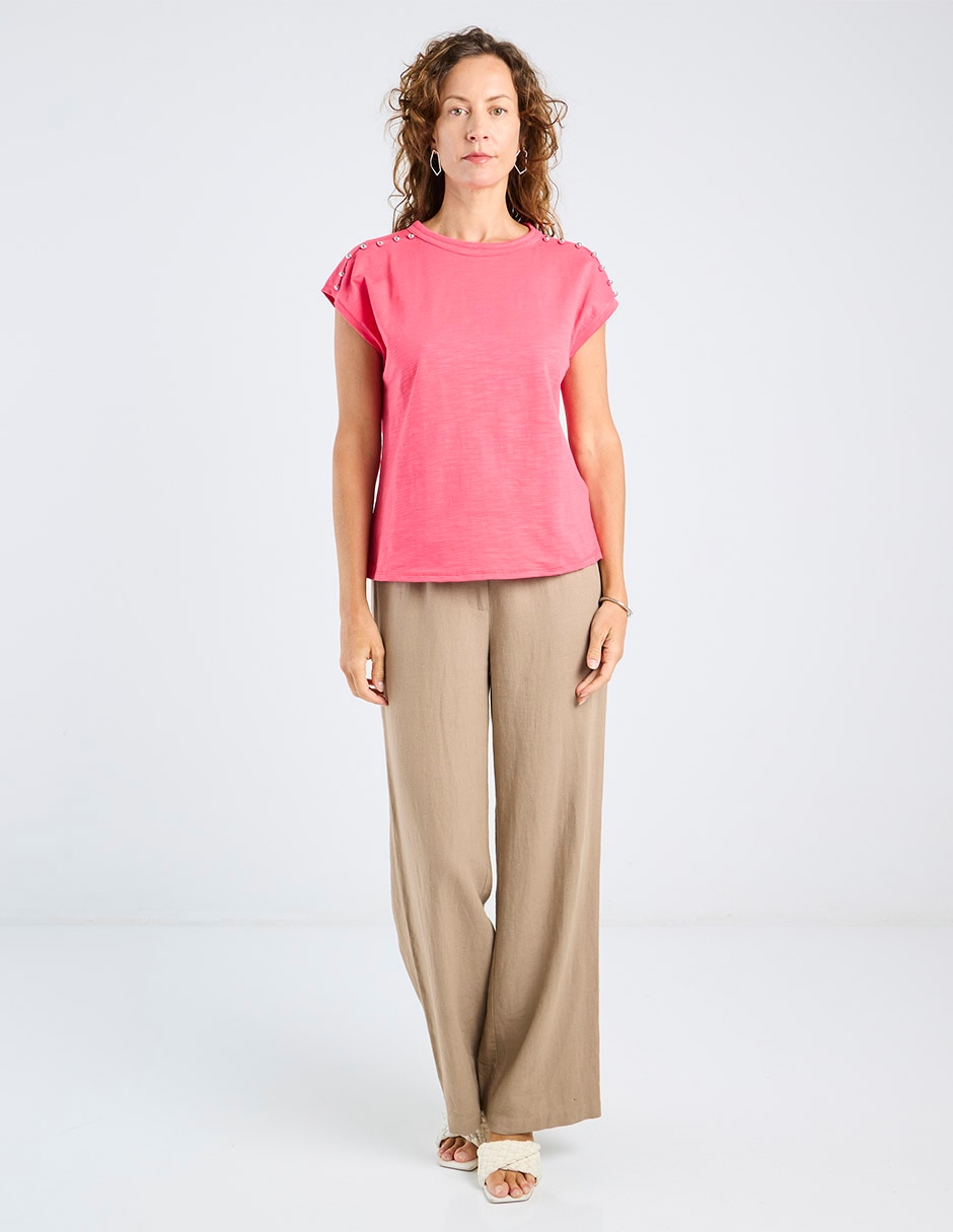 Blusa manga corta para mujer 2