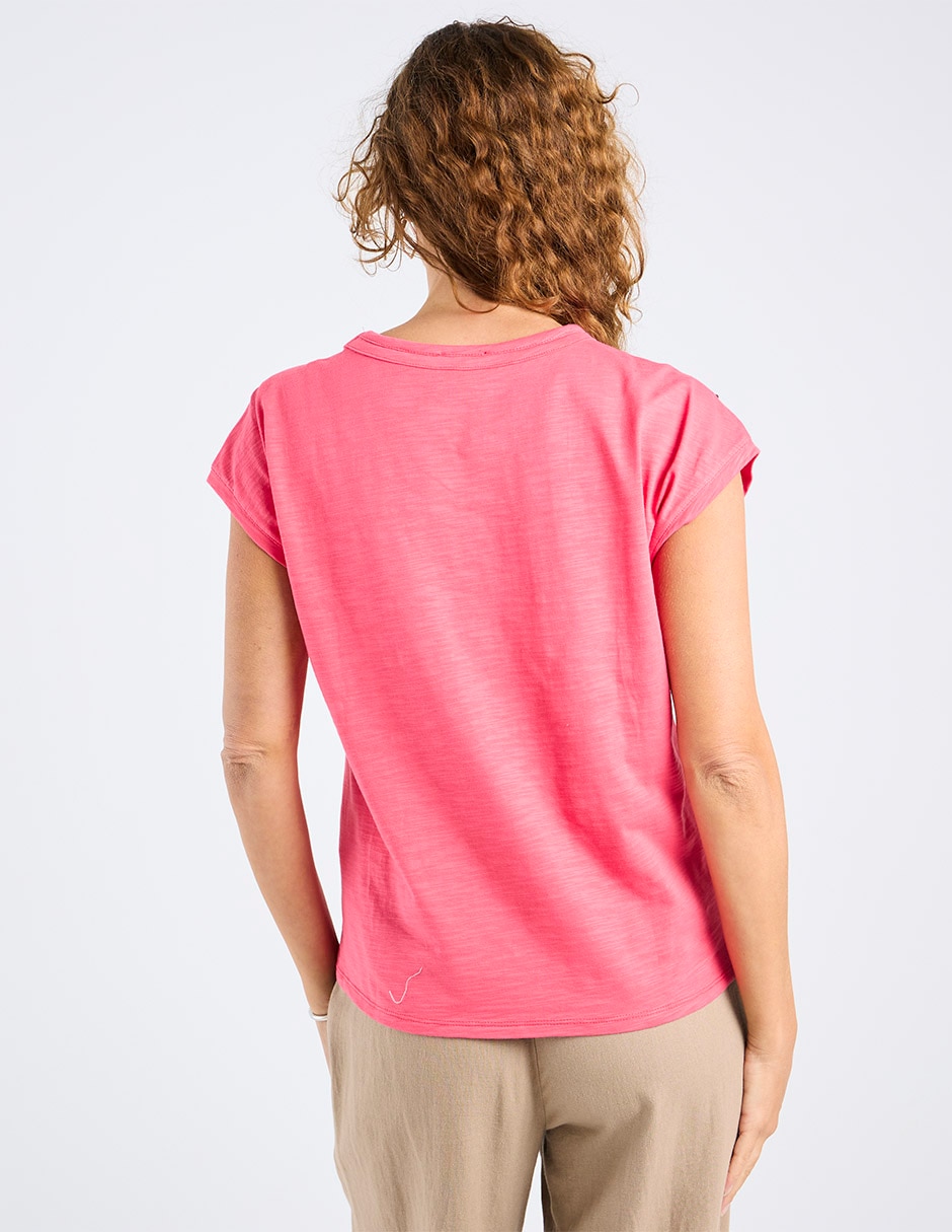 Blusa manga corta para mujer 6