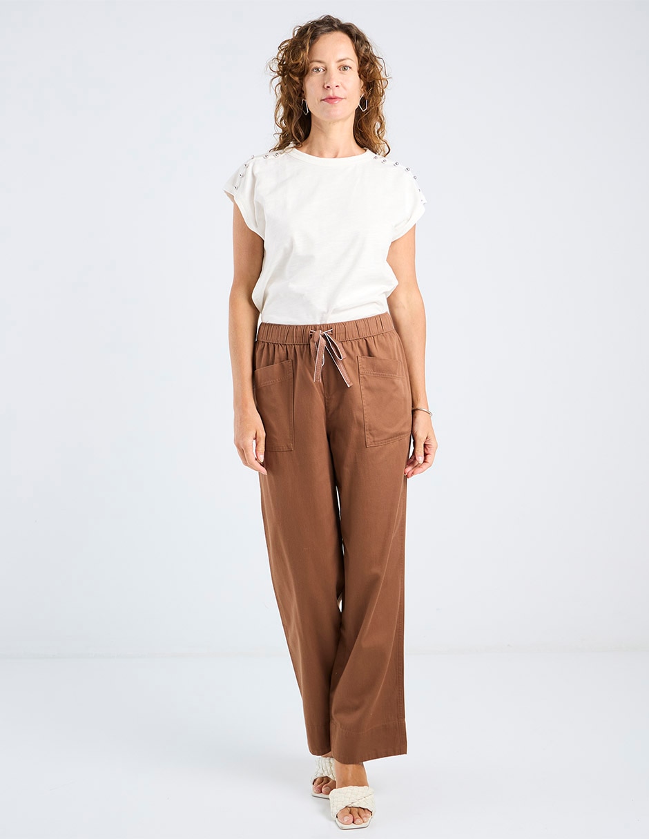 Blusa Damaia Atelier manga corta para mujer