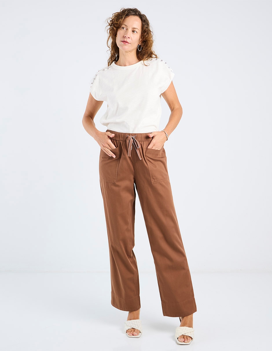 Blusa Damaia Atelier manga corta para mujer