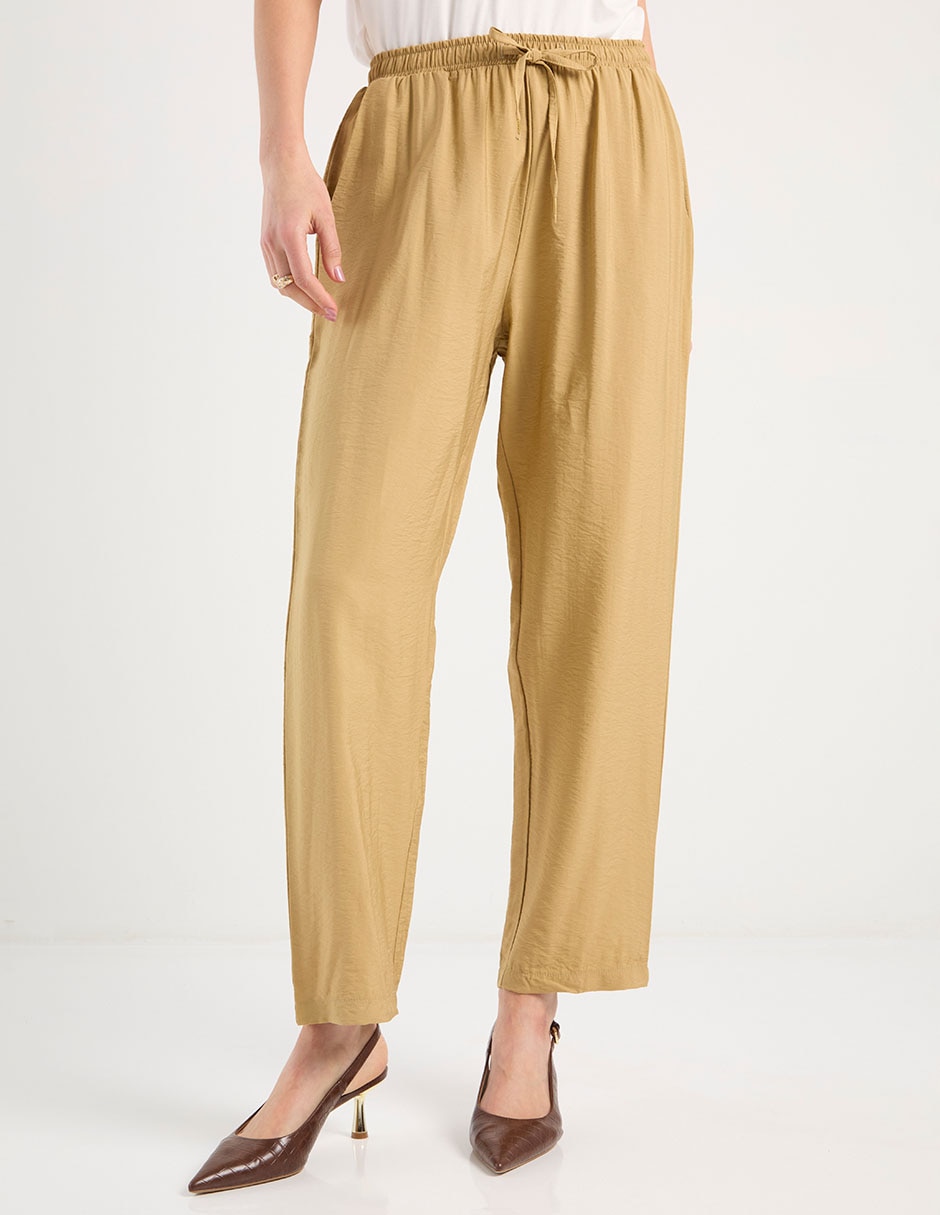 Pantalón relaxed straight para mujer 1