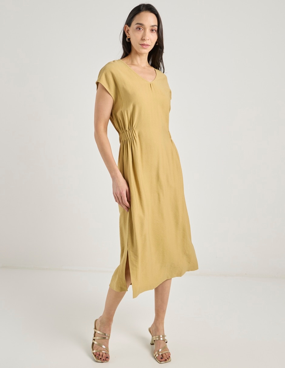 Vestido crop casual Damaia Atelier para mujer