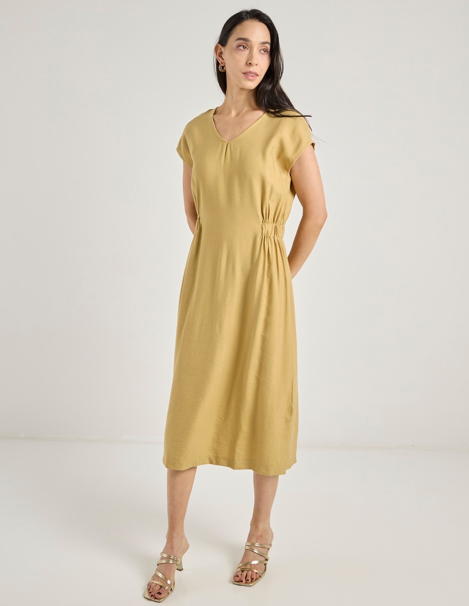 Vestido crop casual Damaia Atelier para mujer