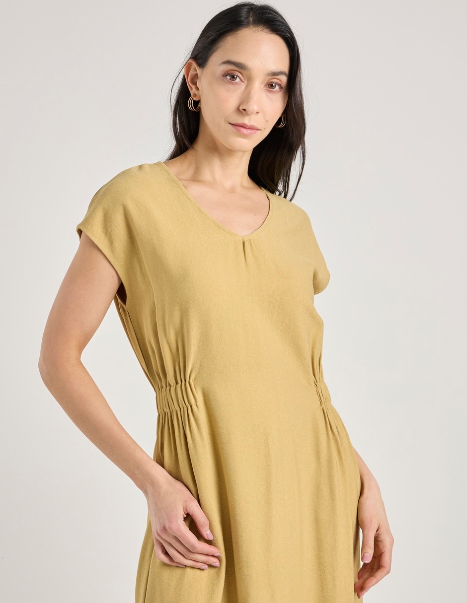 Vestido crop casual Damaia Atelier para mujer