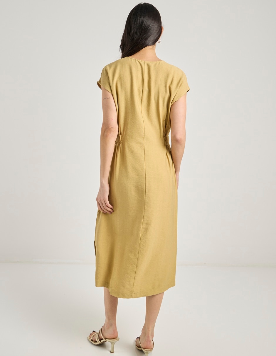 Vestido crop casual Damaia Atelier para mujer