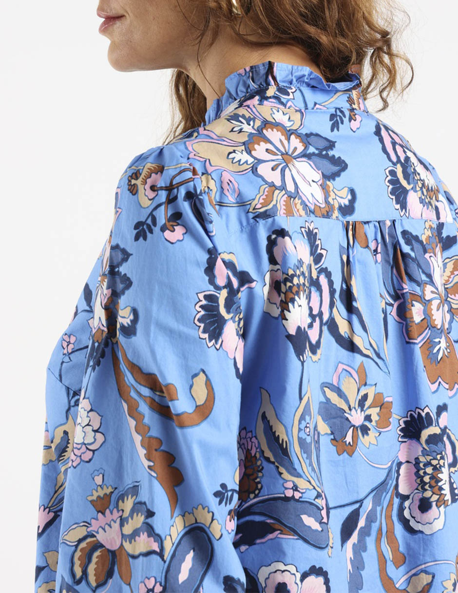Blusa camisera manga larga para mujer 10
