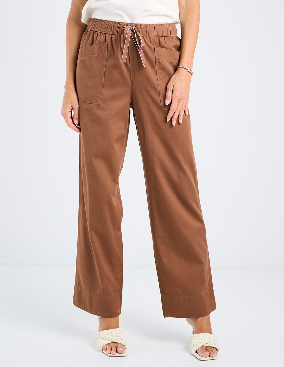 Pantalón easy pant straight para mujer 1