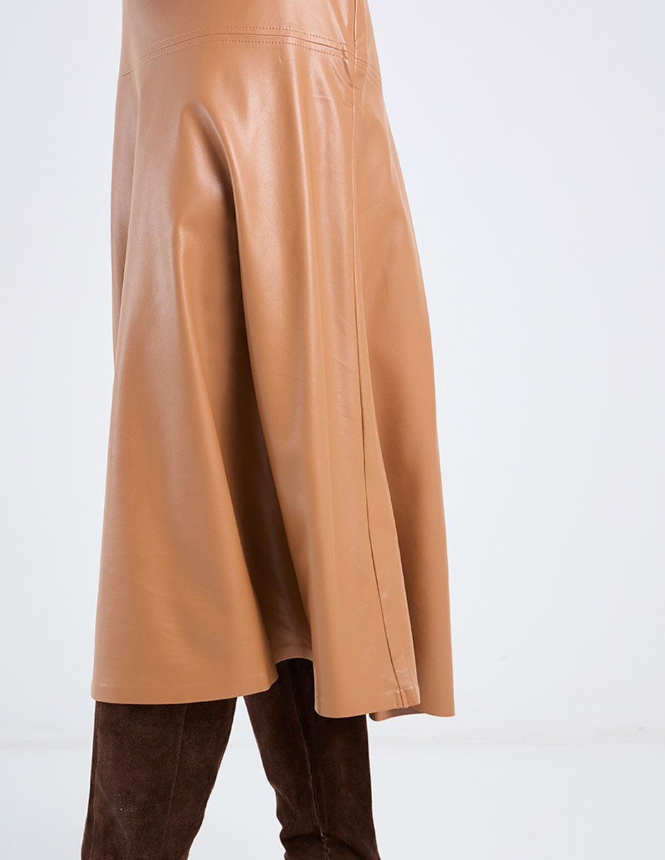 Falda crop cintura alta 10