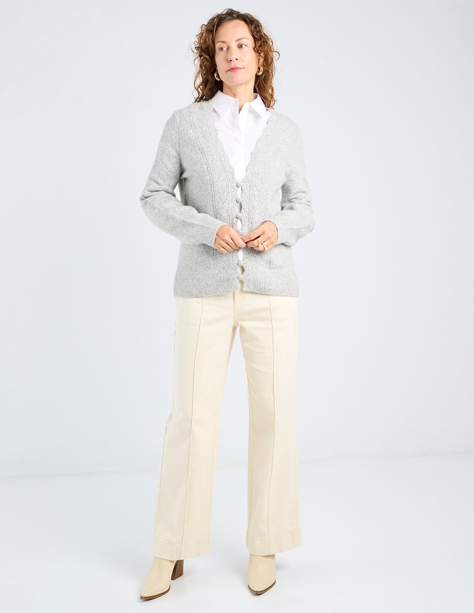 Jeans acampanado para mujer 5