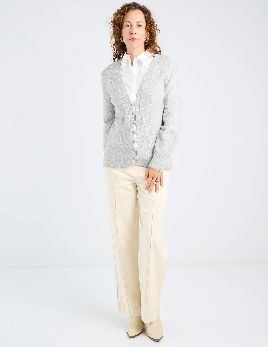 Jeans acampanado para mujer 4